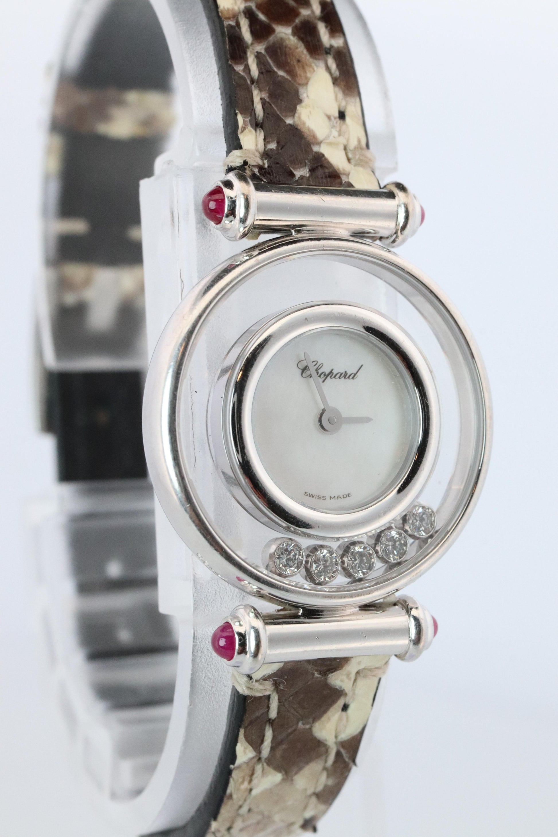 Chopard Happy 18k WG Diamond Watch. Chopard LUC 20/4780-21 Ladies