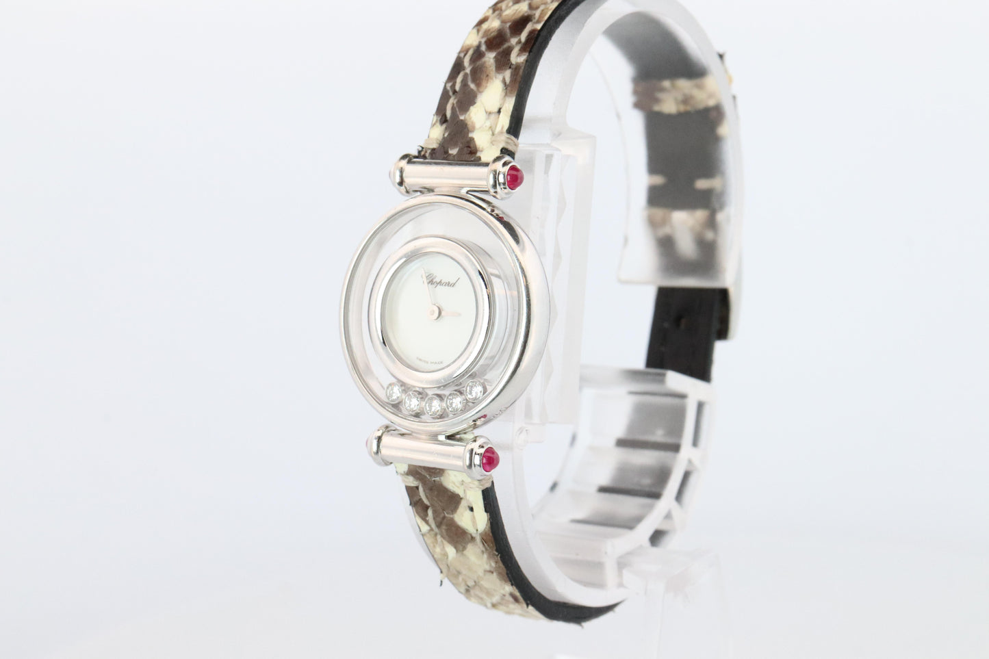 Chopard Happy 18k WG Diamond Watch. Chopard LUC 20/4780-21 Ladies