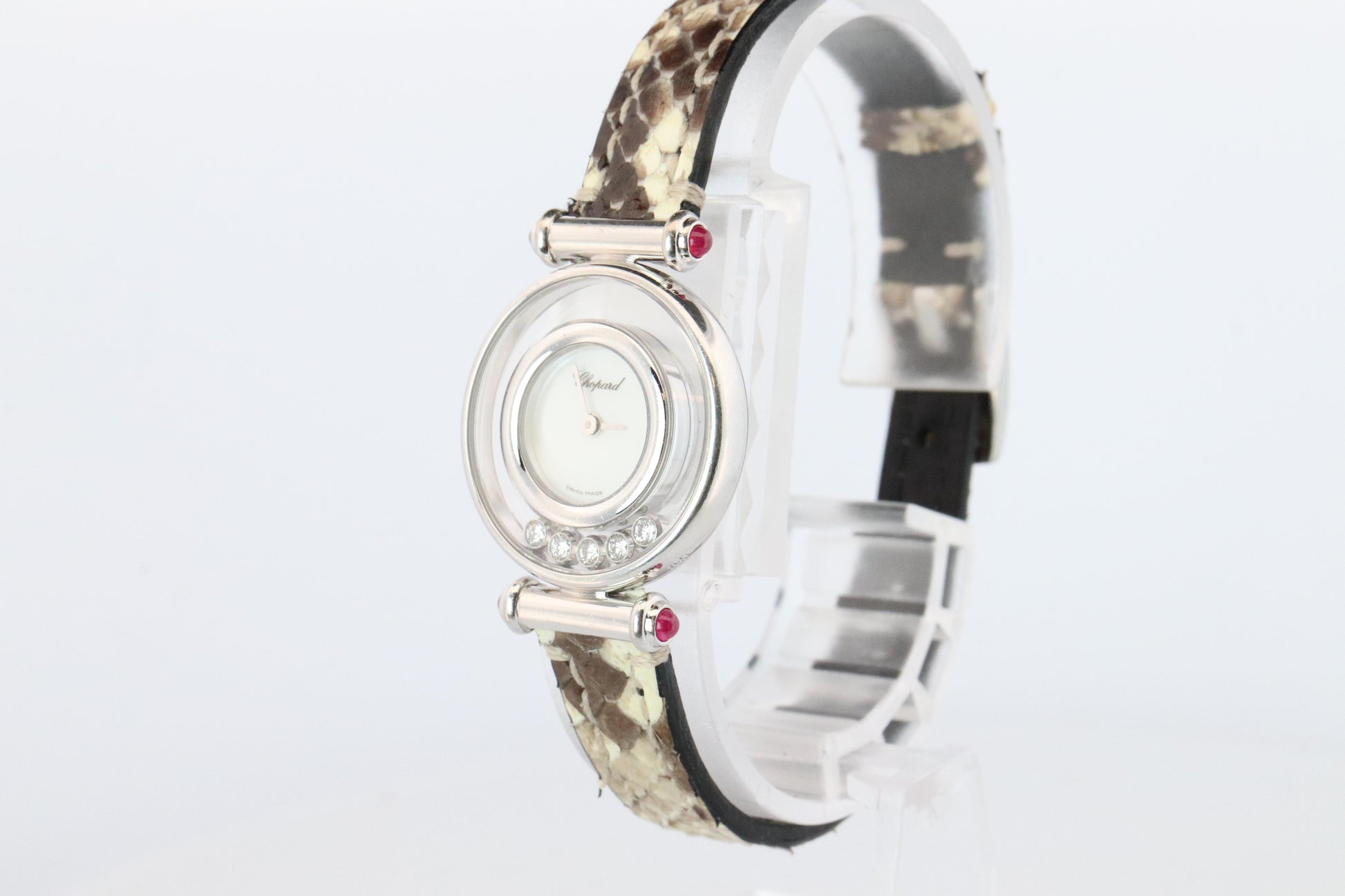 Chopard Happy 18k WG Diamond Watch. Chopard LUC 20/4780-21 Ladies