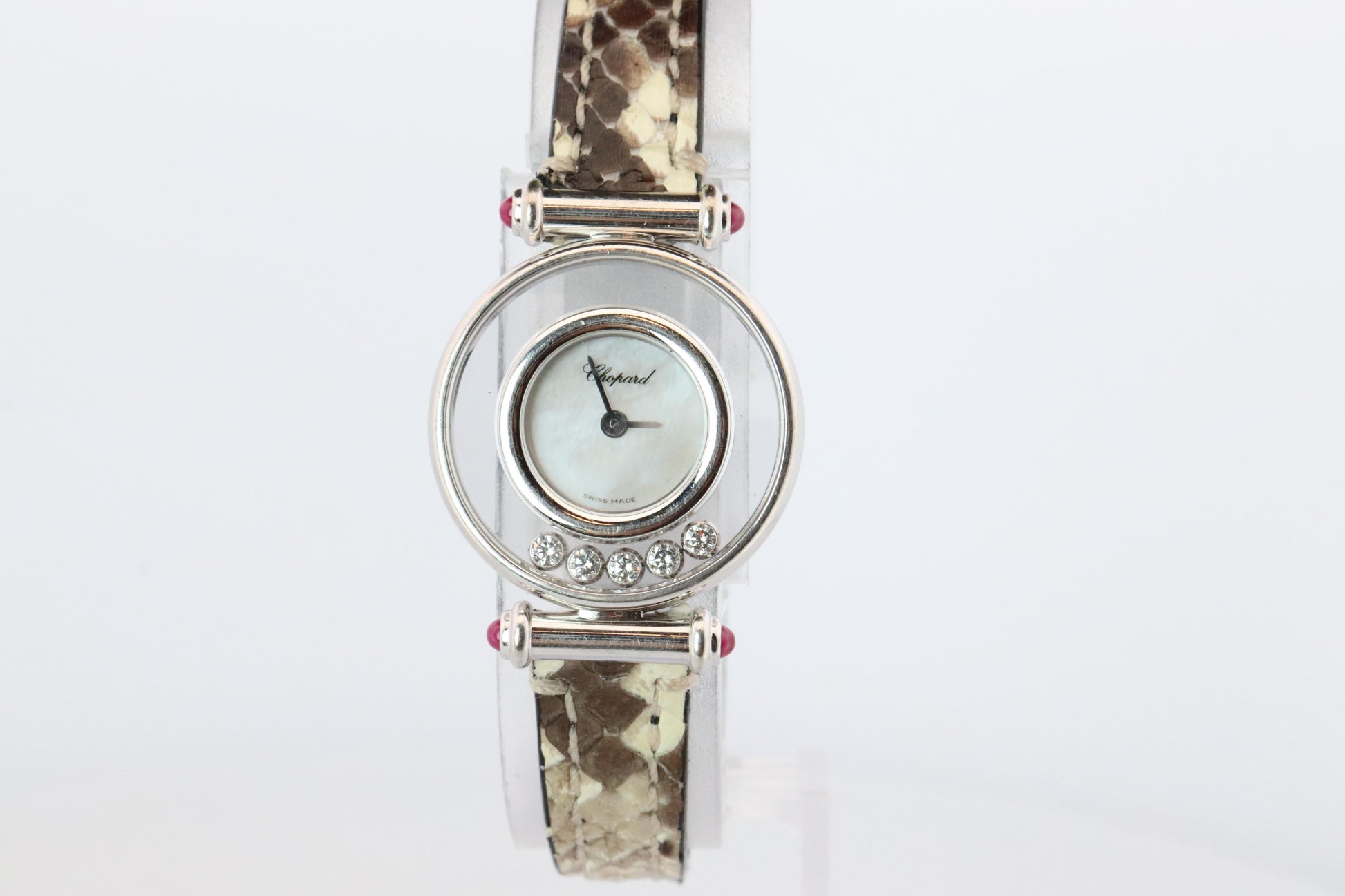 Chopard Happy 18k WG Diamond Watch. Chopard LUC 20/4780-21 Ladies