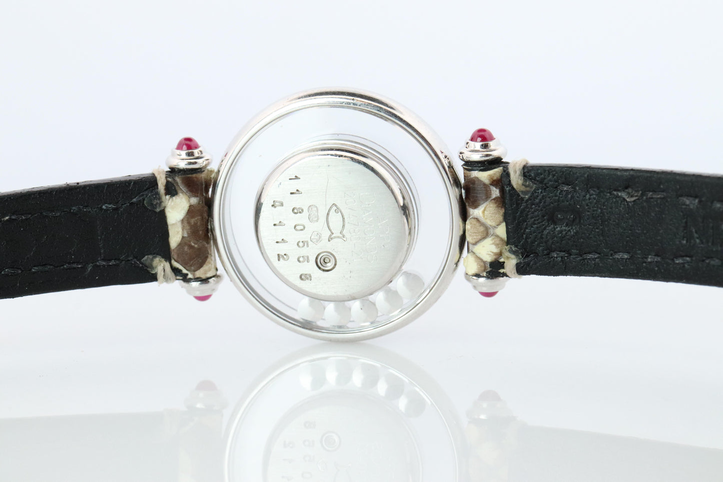 Chopard Happy 18k WG Diamond Watch. Chopard LUC 20/4780-21 Ladies