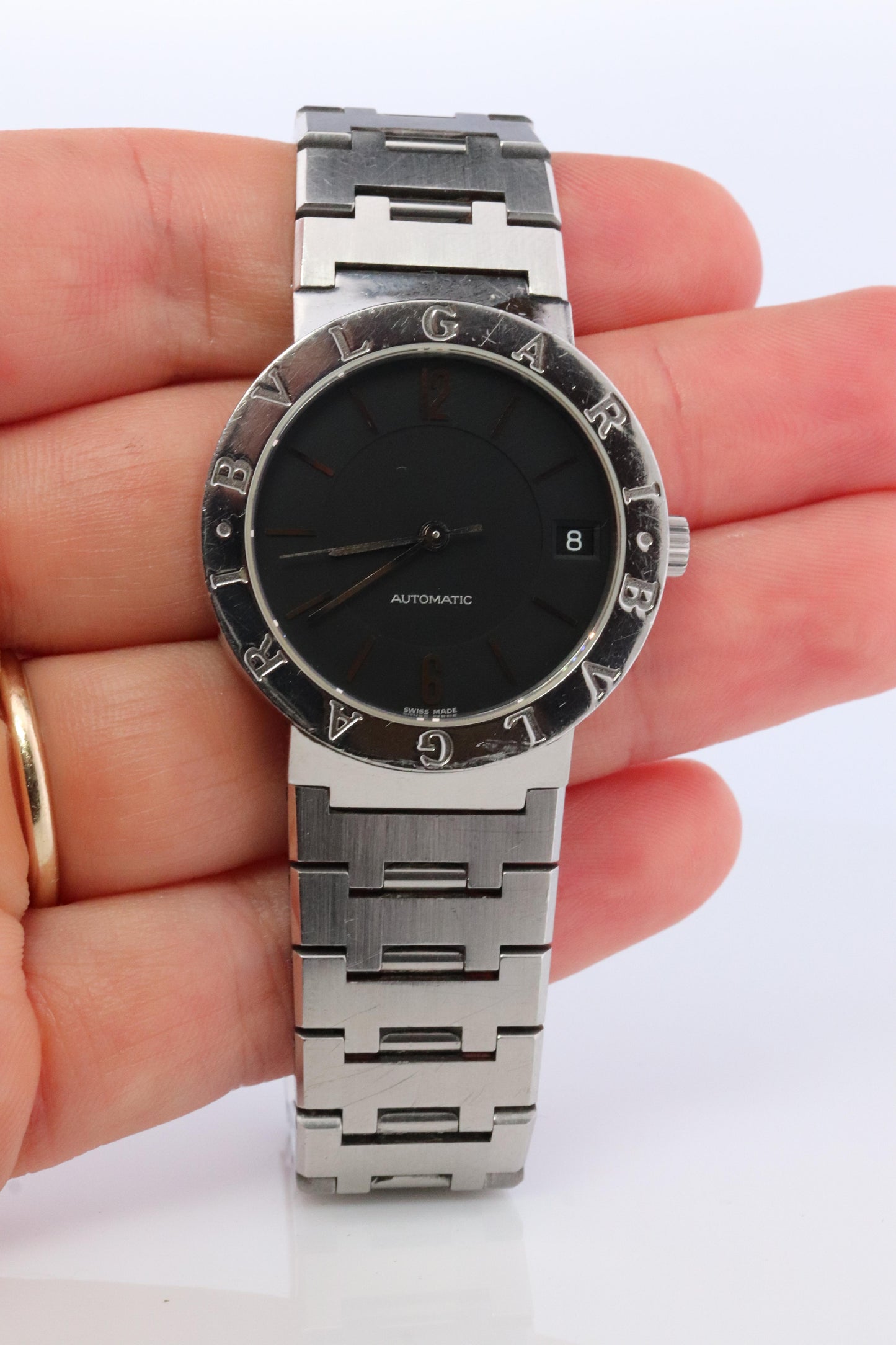 Bulgari Watch. Bvlgari BB 33 SS Automatic Mens watch. Stainless Steel