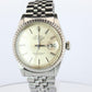 Genuine Rolex 1603 Watch. Rolex Oyster Perpetual DateJust 36 Engine Turned Bezel
