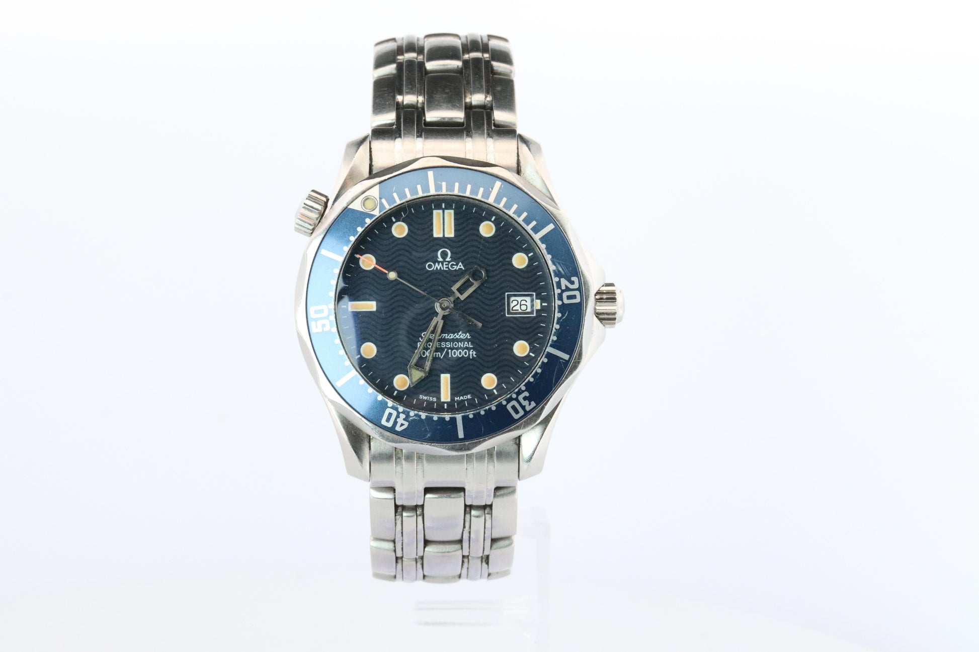 OMEGA Seamaster Professional 300m Blue. Mens Omega Diving watch.