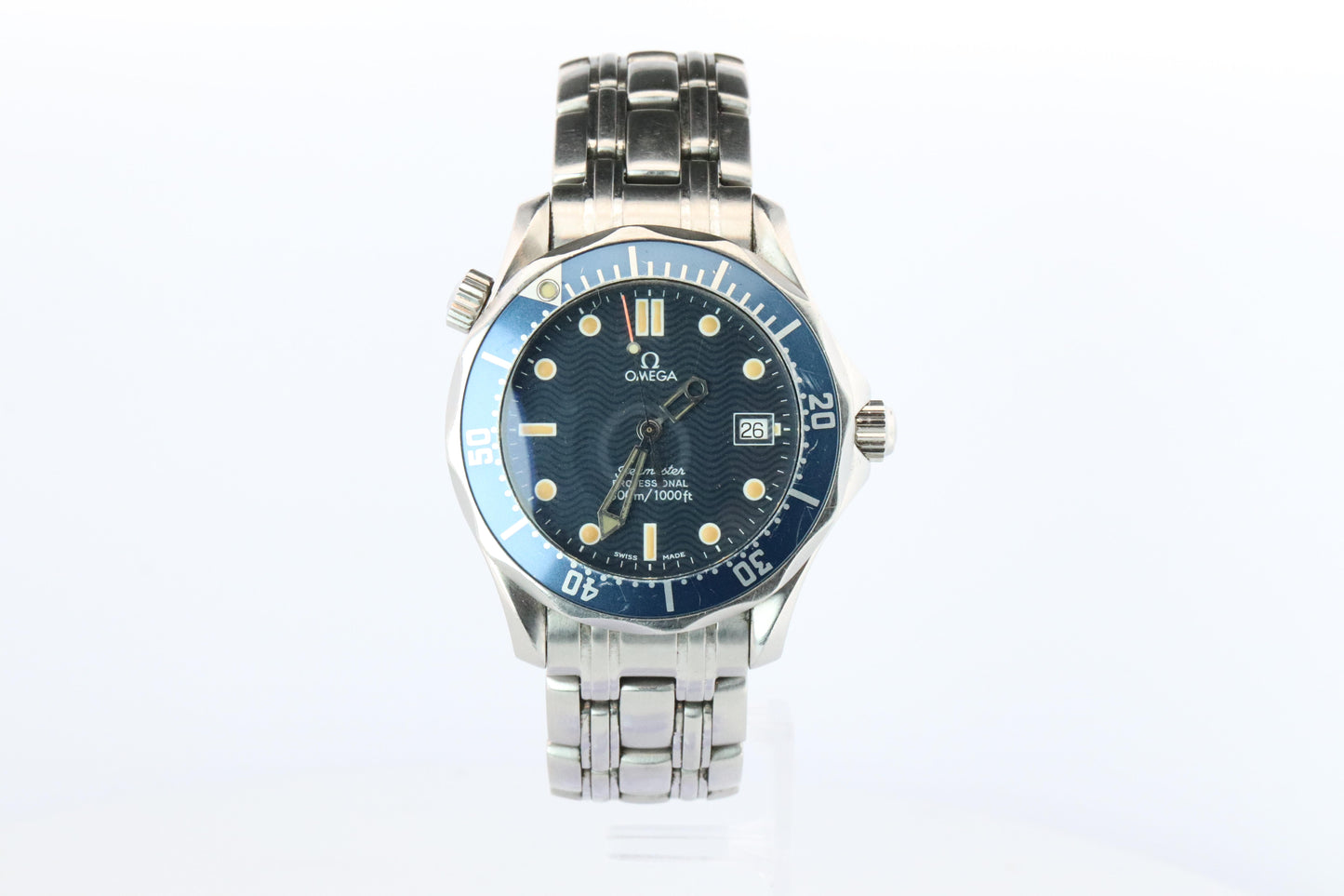 OMEGA Seamaster Professional 300m Blue. Mens Omega Diving watch.