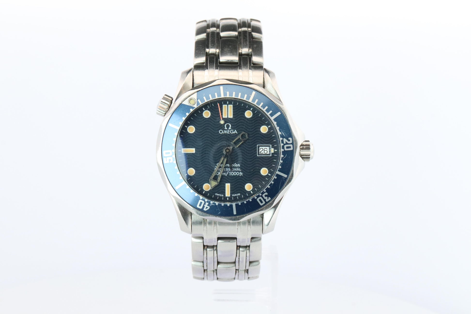 OMEGA Seamaster Professional 300m Blue. Mens Omega Diving watch.
