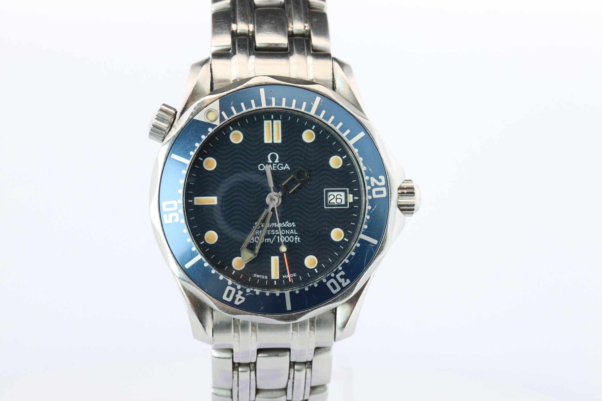 OMEGA Seamaster Professional 300m Blue. Mens Omega Diving watch.