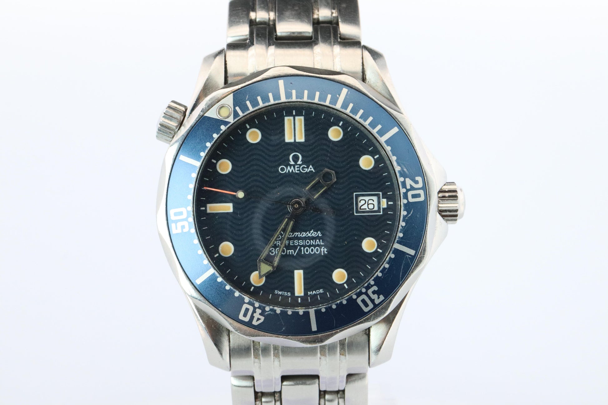 OMEGA Seamaster Professional 300m Blue. Mens Omega Diving watch.