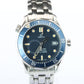 OMEGA Seamaster Professional 300m Blue. Mens Omega Diving watch.