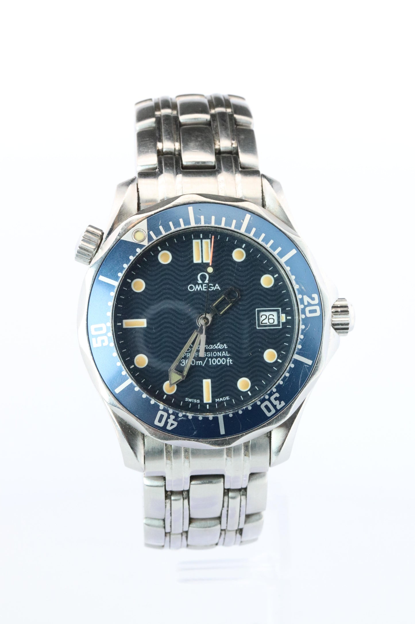 OMEGA Seamaster Professional 300m Blue. Mens Omega Diving watch.