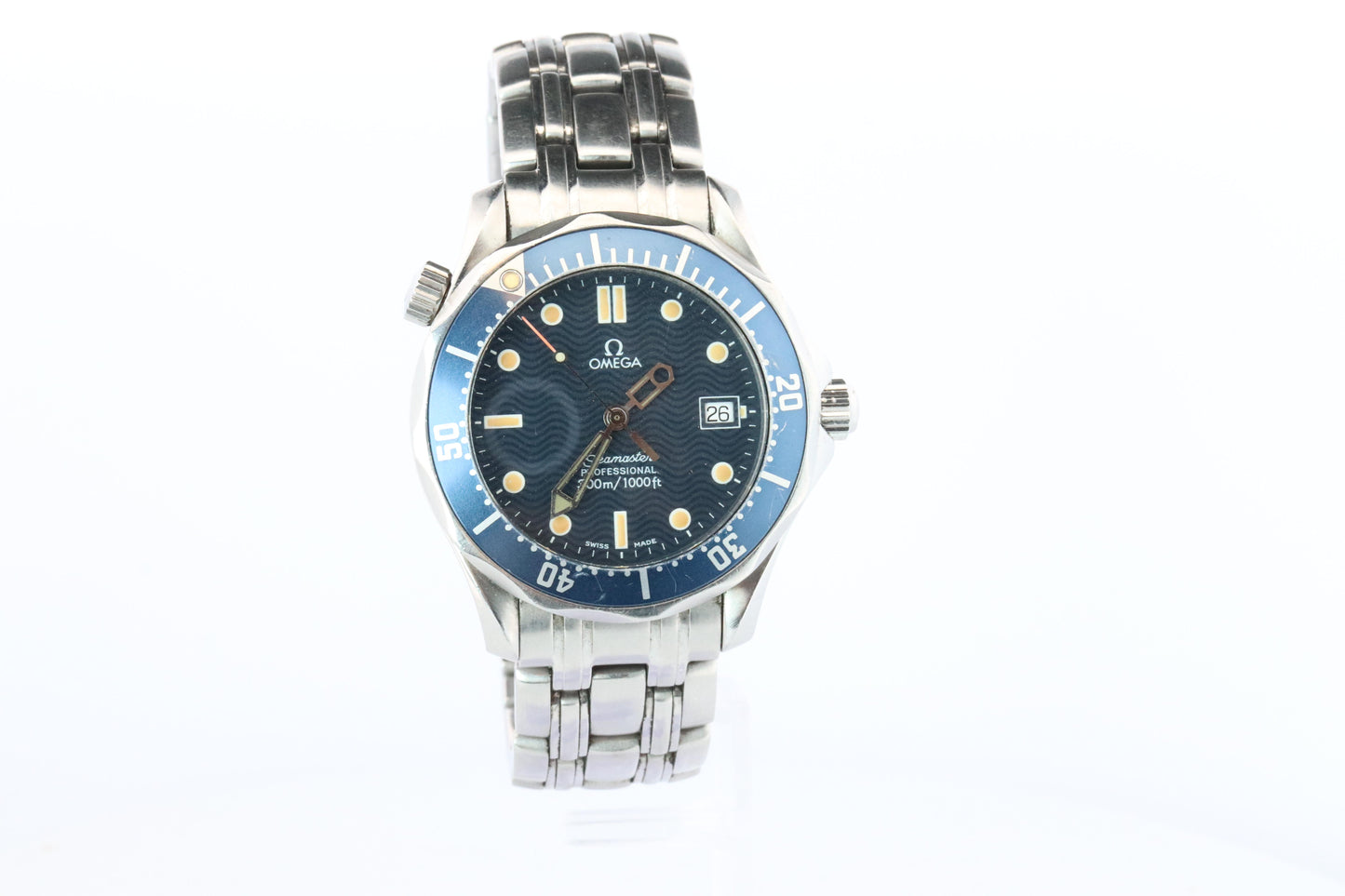 OMEGA Seamaster Professional 300m Blue. Mens Omega Diving watch.