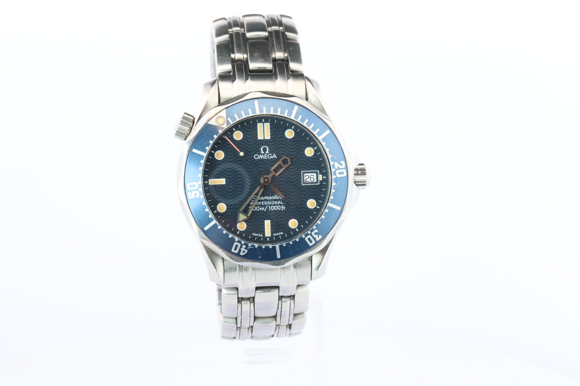 OMEGA Seamaster Professional 300m Blue. Mens Omega Diving watch.