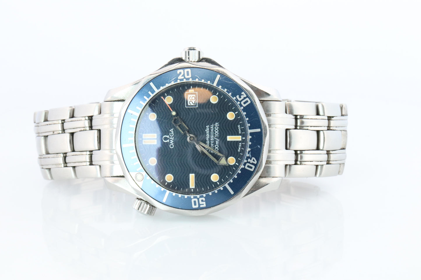 OMEGA Seamaster Professional 300m Blue. Mens Omega Diving watch.