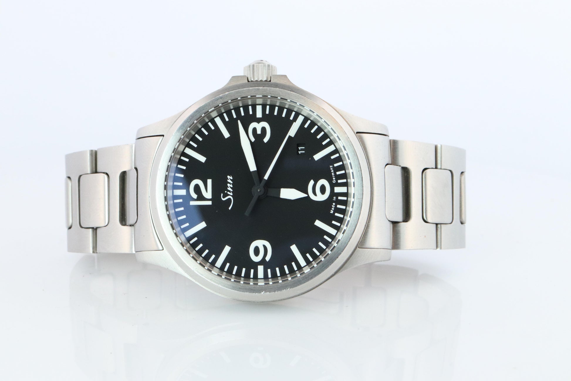 SINN 556-A Automatic Watch. Sinn 556.9826 Date Open Back WristWatch