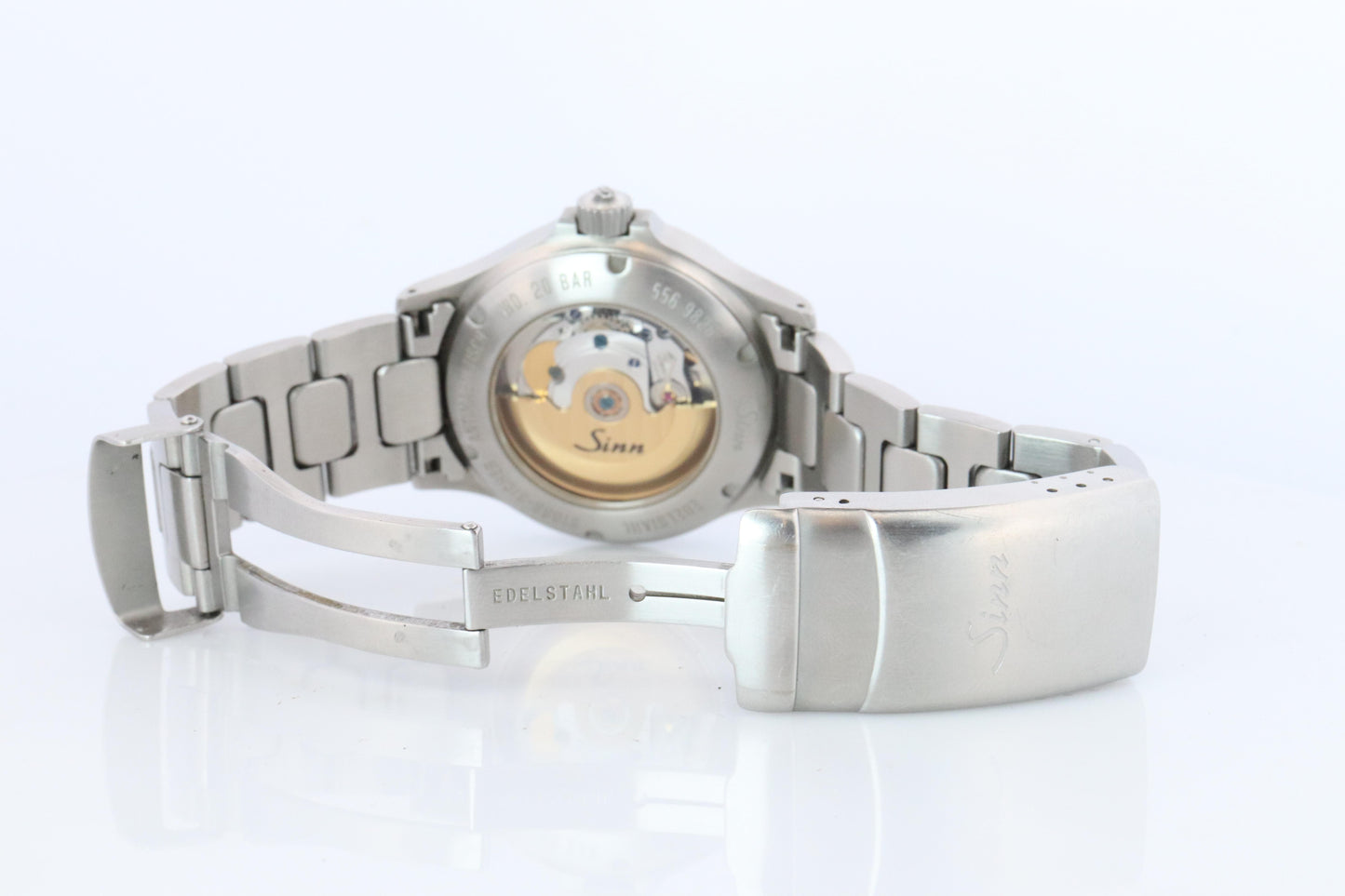SINN 556-A Automatic Watch. Sinn 556.9826 Date Open Back WristWatch
