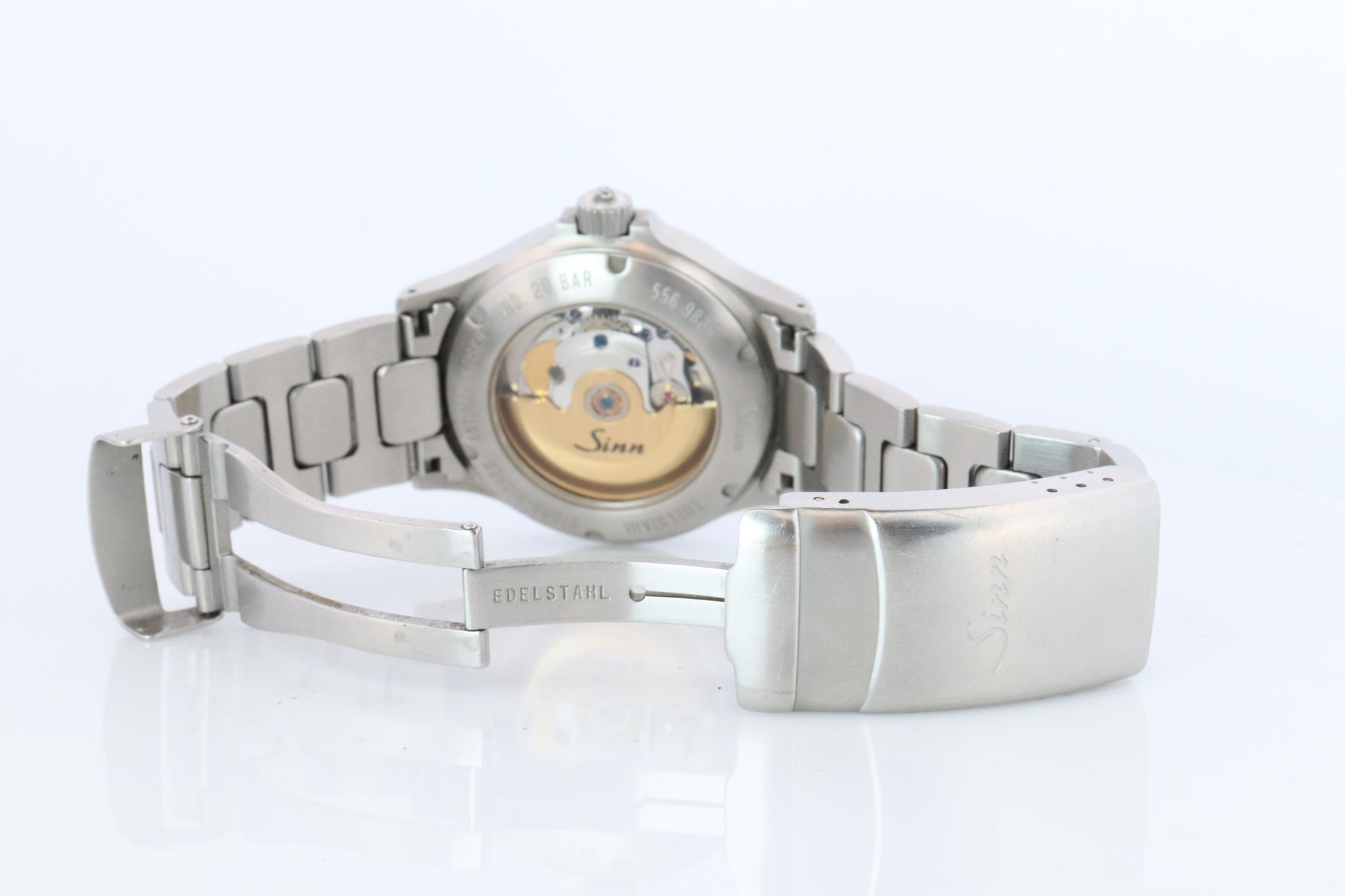 SINN 556-A Automatic Watch. Sinn 556.9826 Date Open Back WristWatch