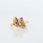 Black Hills Gold Ring. 10k 12k Black Hills Vine Leaf Cluster band