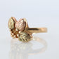 Black Hills Gold Ring. 10k 12k Black Hills Vine Leaf Cluster band