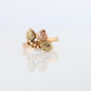 Black Hills Gold Ring. 10k 12k Black Hills Vine Leaf Cluster band