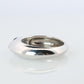 Genuine Piaget Oval Sapphire and Diamond Solitaire Ring. 18k White Gold Band