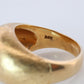 14k Genuine Diamond Gypsy Ring. Bombe Gypsy Set diamond Band.