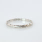 Platinum Antique Art Deco  Embossed Band.