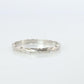 Platinum Antique Art Deco  Embossed Band.