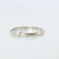 Platinum Antique Art Deco  Embossed Band.