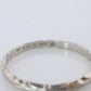 Platinum Antique Art Deco  Embossed Band.