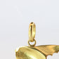 18k Colorful Fish Pendant. 18k Yellow Gold Playful Fish Enamel Pendant.