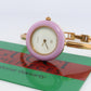 Vintage GUCCI Quartz 1100L Watch Timepiece. Gucci Ladies Bangle watch with BOX