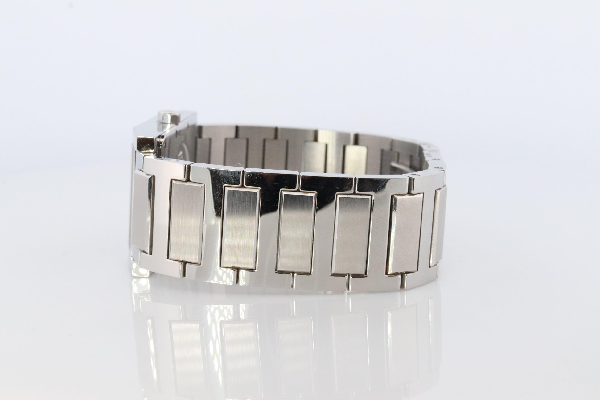 Genuine HERMES TA1.710. Hermes Tandem Stainless Steel Mens Rectangle Watch.