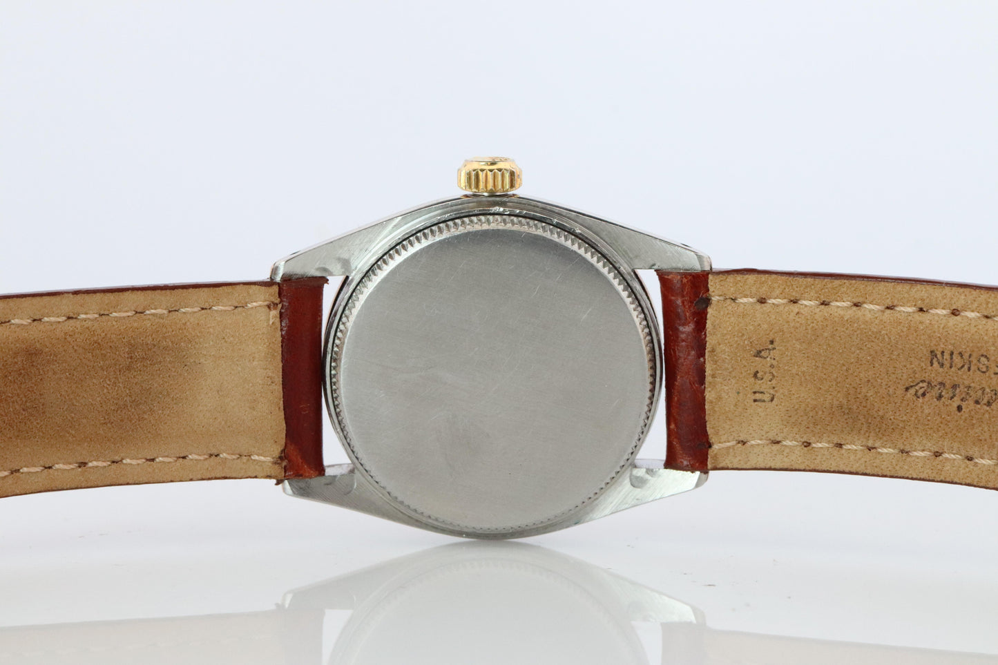 Vintage Rolex Watch. ROLEX Oyster SPEEDKING 5056 SS and 9k Bezel. 30mm