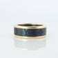 PreOwned Louis Vuitton Band. 18k Titanium Les Gastons Embossed Wide Ring.