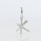 Genuine Cartier Firework Pendant. 18k White Gold Diamond Cartier Fireworks Charm