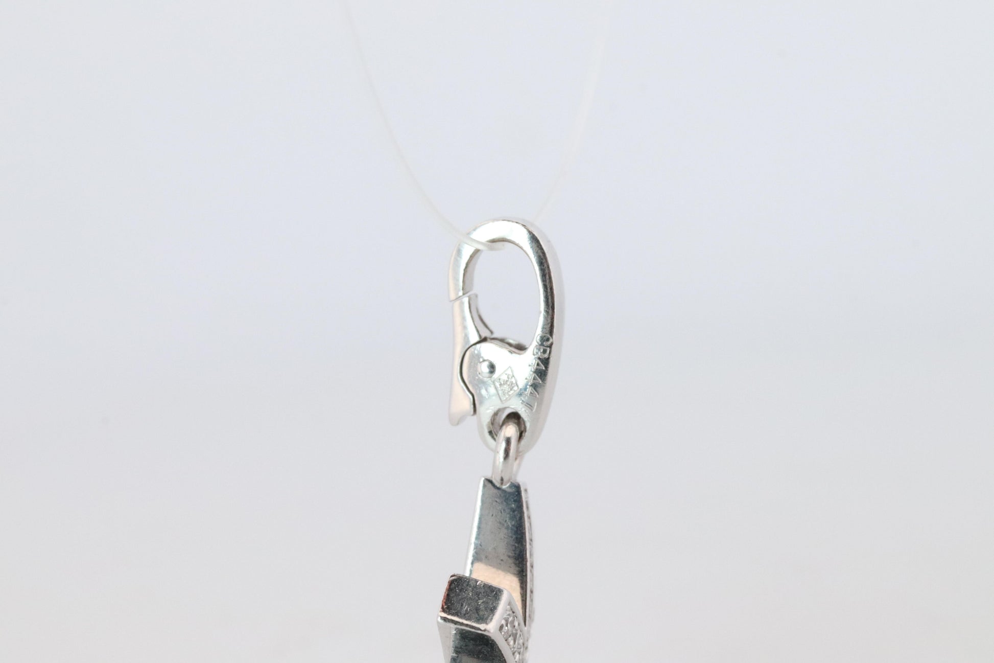 Genuine Cartier Firework Pendant. 18k White Gold Diamond Cartier Fireworks Charm