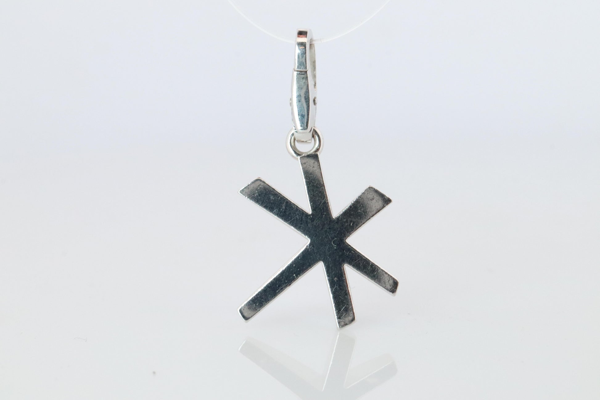 Genuine Cartier Firework Pendant. 18k White Gold Diamond Cartier Fireworks Charm