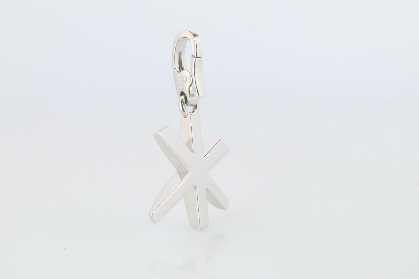 Genuine Cartier Firework Pendant. 18k White Gold Diamond Cartier Fireworks Charm