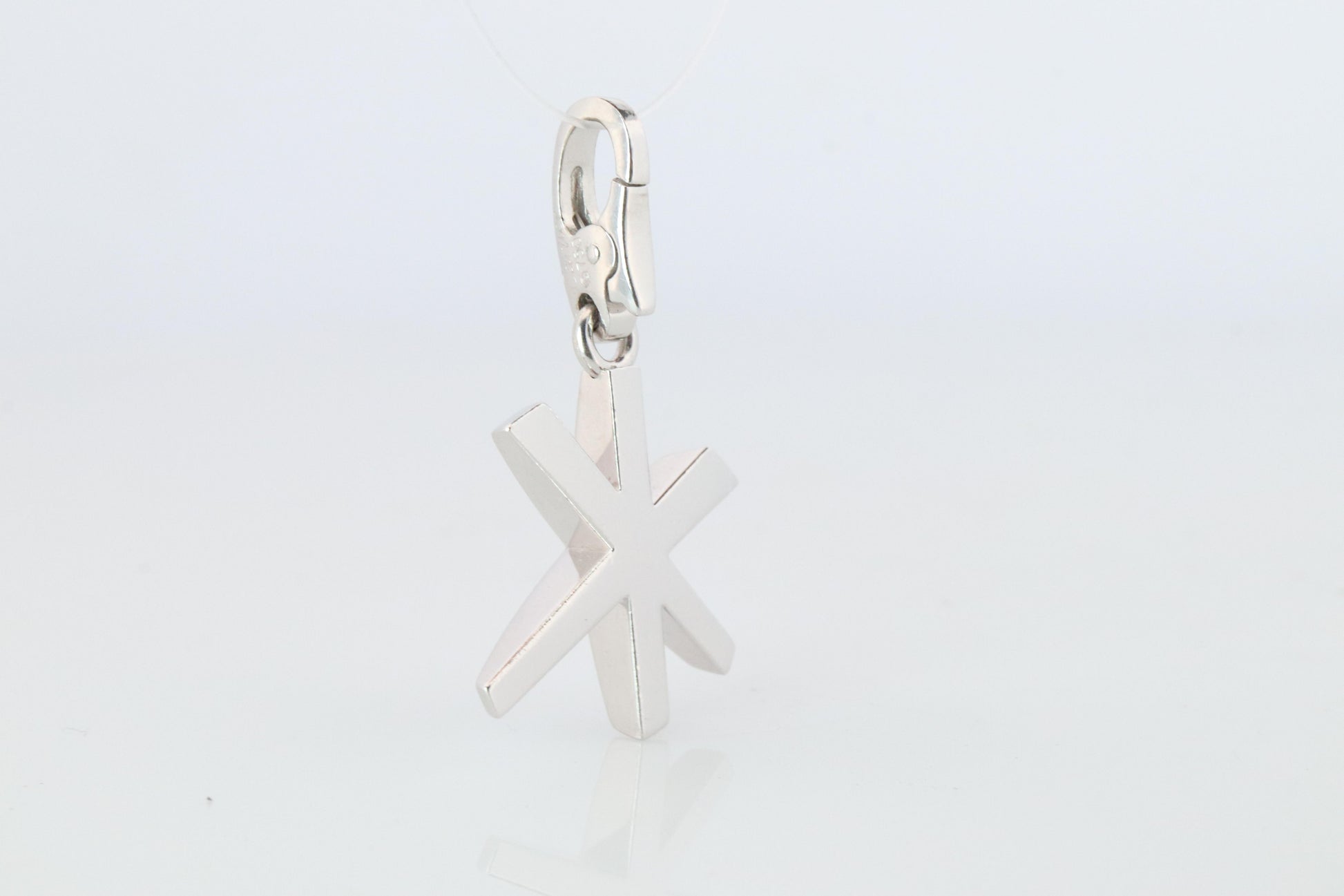 Genuine Cartier Firework Pendant. 18k White Gold Diamond Cartier Fireworks Charm
