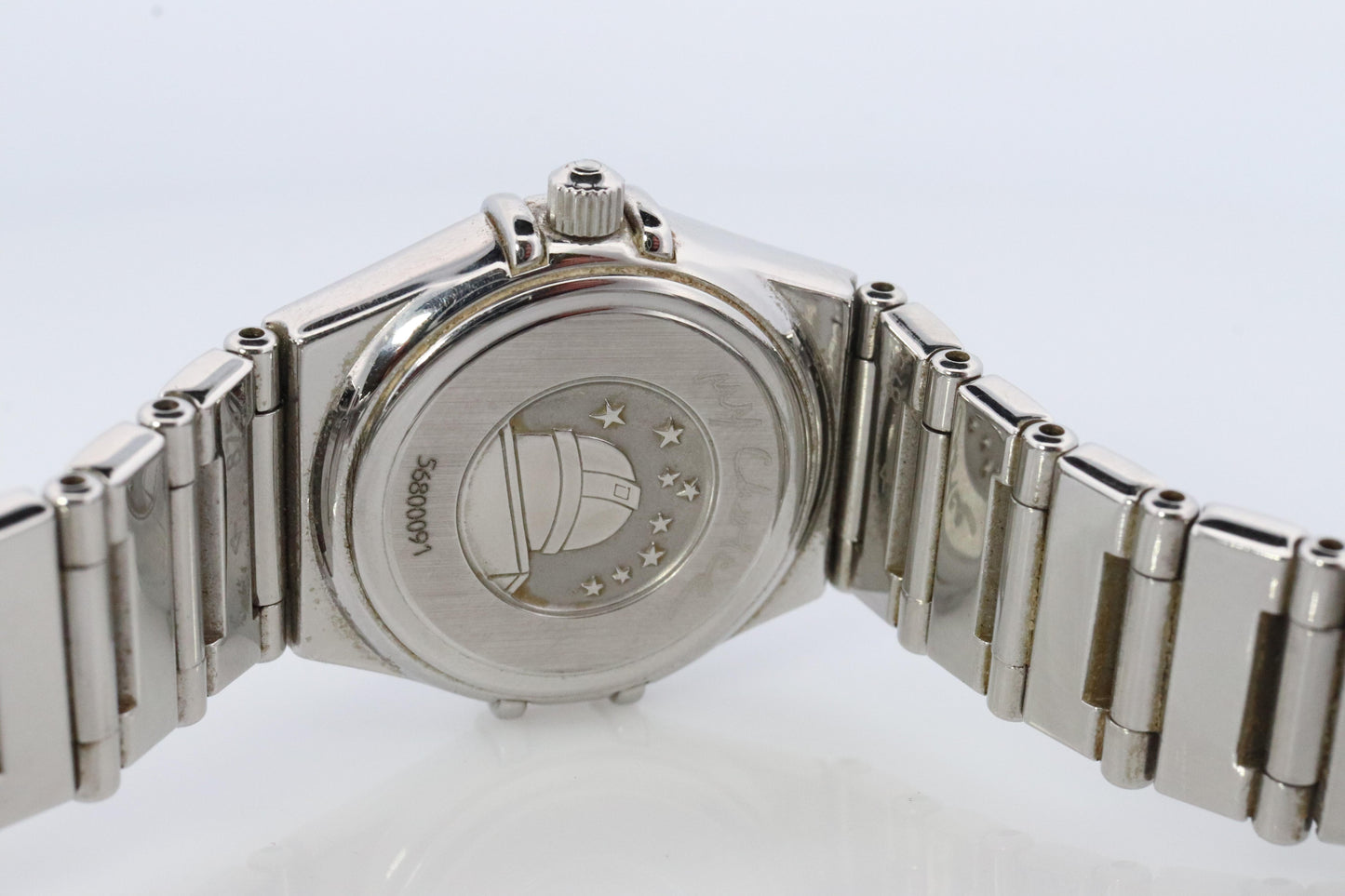 Omega Diamond Watch. Authentic Ladies Omega 1465.71 Constellation Mother Pearl.