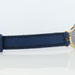 Cartier Watch. Must de Cartier Vendome Round Argent Vermeil Blue Night sky Dial.