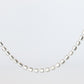 Platinum Diamond Tennis Necklace. PT850 round diamond Tennis Chain Strand. 3CTW