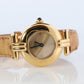 Genuine Cartier Watch. Must de Cartier Colisee Round Argent Vermeil 1902 Gold