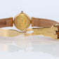 Genuine Cartier Watch. Must de Cartier Colisee Round Argent Vermeil 1902 Gold