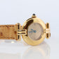 Genuine Cartier Watch. Must de Cartier Colisee Round Argent Vermeil 1902 Gold