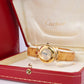 Genuine Cartier Watch. Must de Cartier Colisee Round Argent Vermeil 1902 Gold