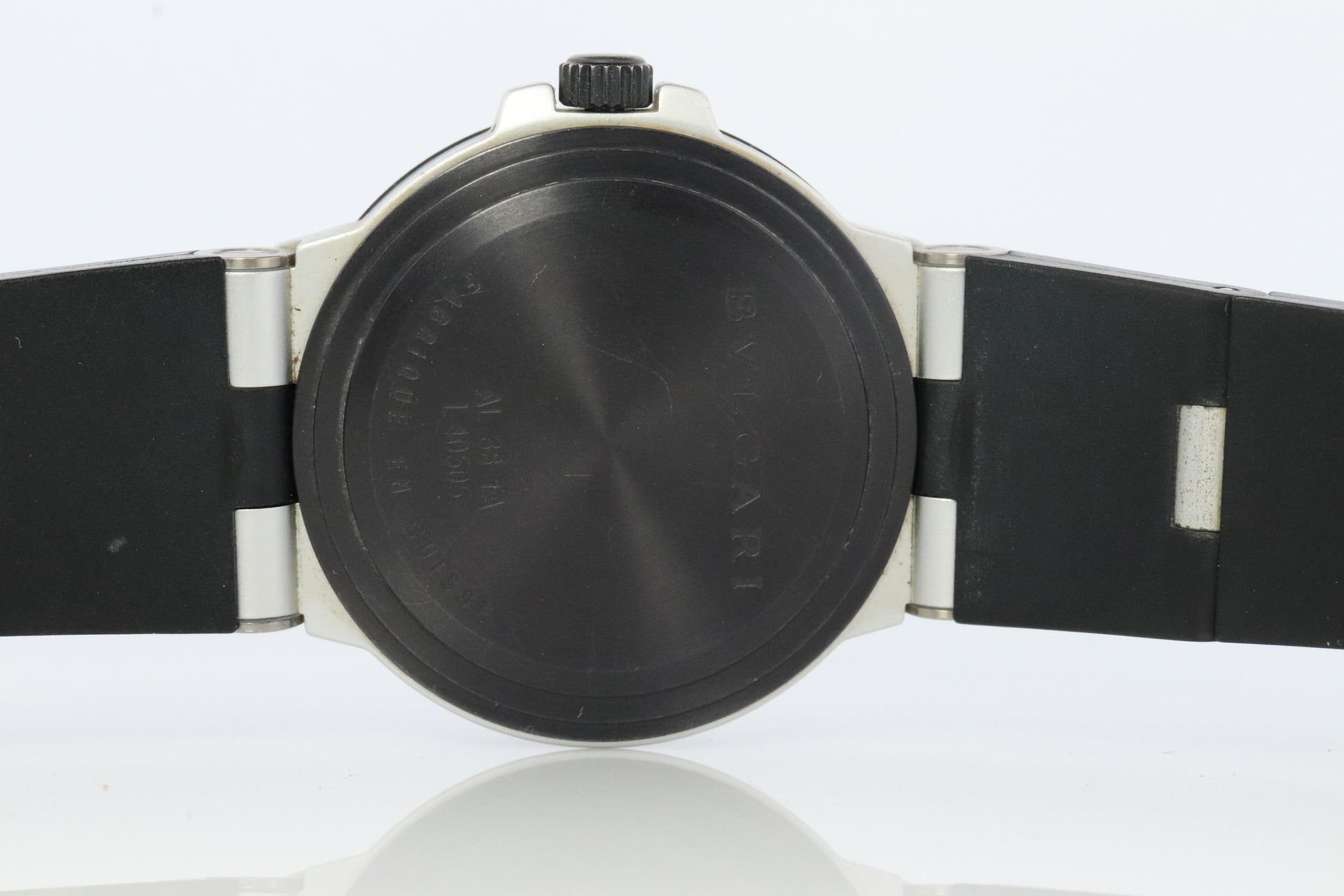 Bulgari Watch. Bvlgari AL 38 TA Automatic Mens watch. Bvlgari Aluminum Rubber