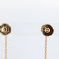 18k Chopard Happy Diamond Earrings. CHOPARD Happy Darling Dangle Earrings