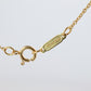 Vintage Tiffany Co Necklace. 18k Tiffany Green Peridot Kiss Around Pendant.