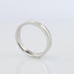 Tiffany and Co Authentic Ring. Tiffany Together Double Milgrain Platinum Band